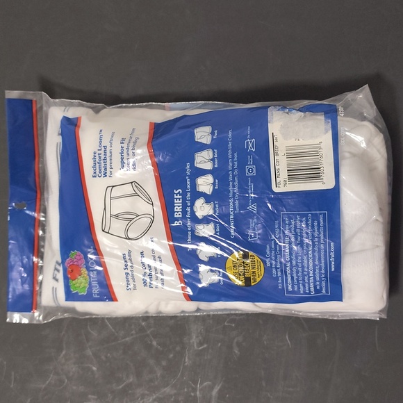 Fruit of The Loom FTL 3 Pack Men's Briefs Large 38-40 100% Cotton Vintage 2001 - Picture 4 of 8